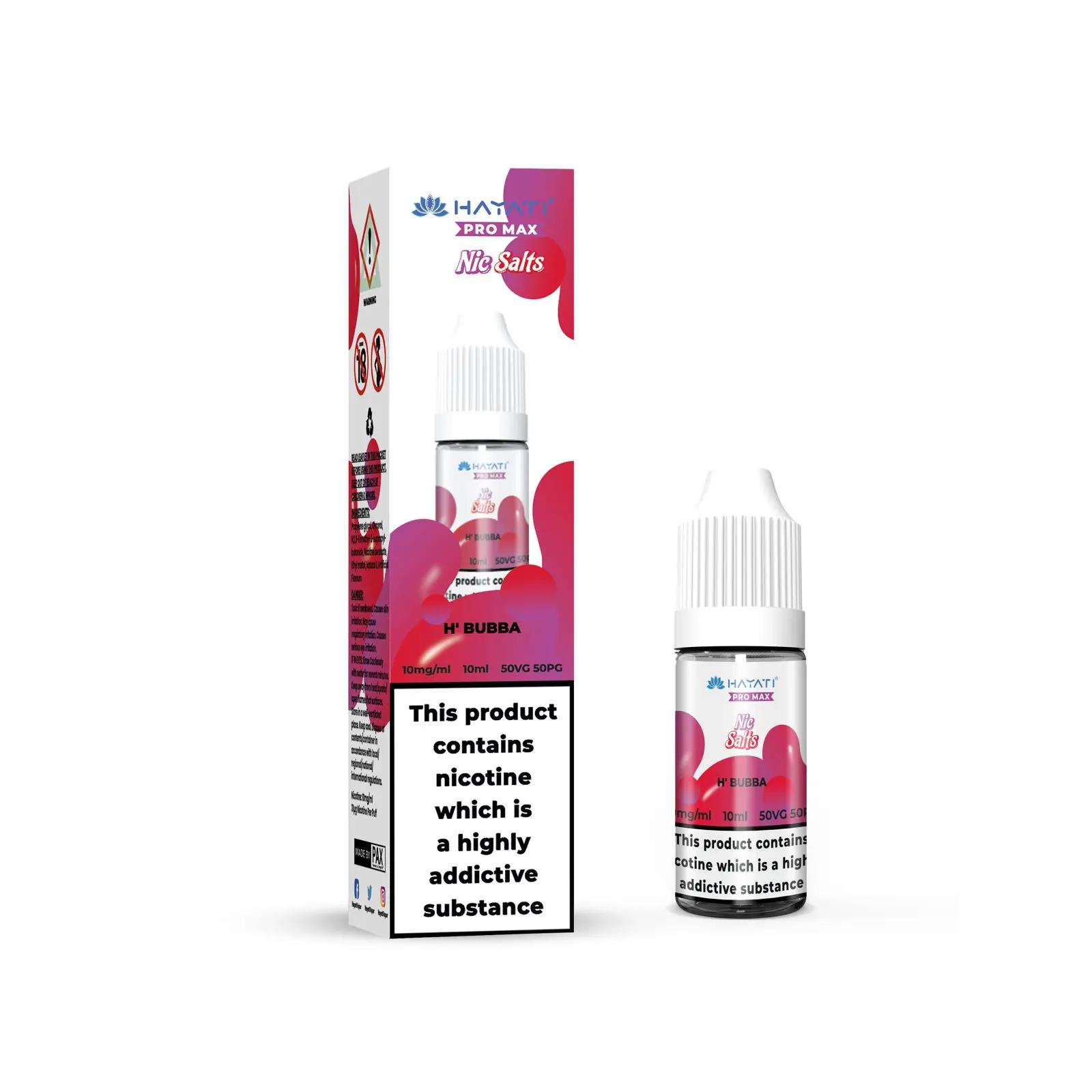 Product Image of Hubba Bubba Nic Salt E-Liquid by Hayati Crystal Pro Max 10ml