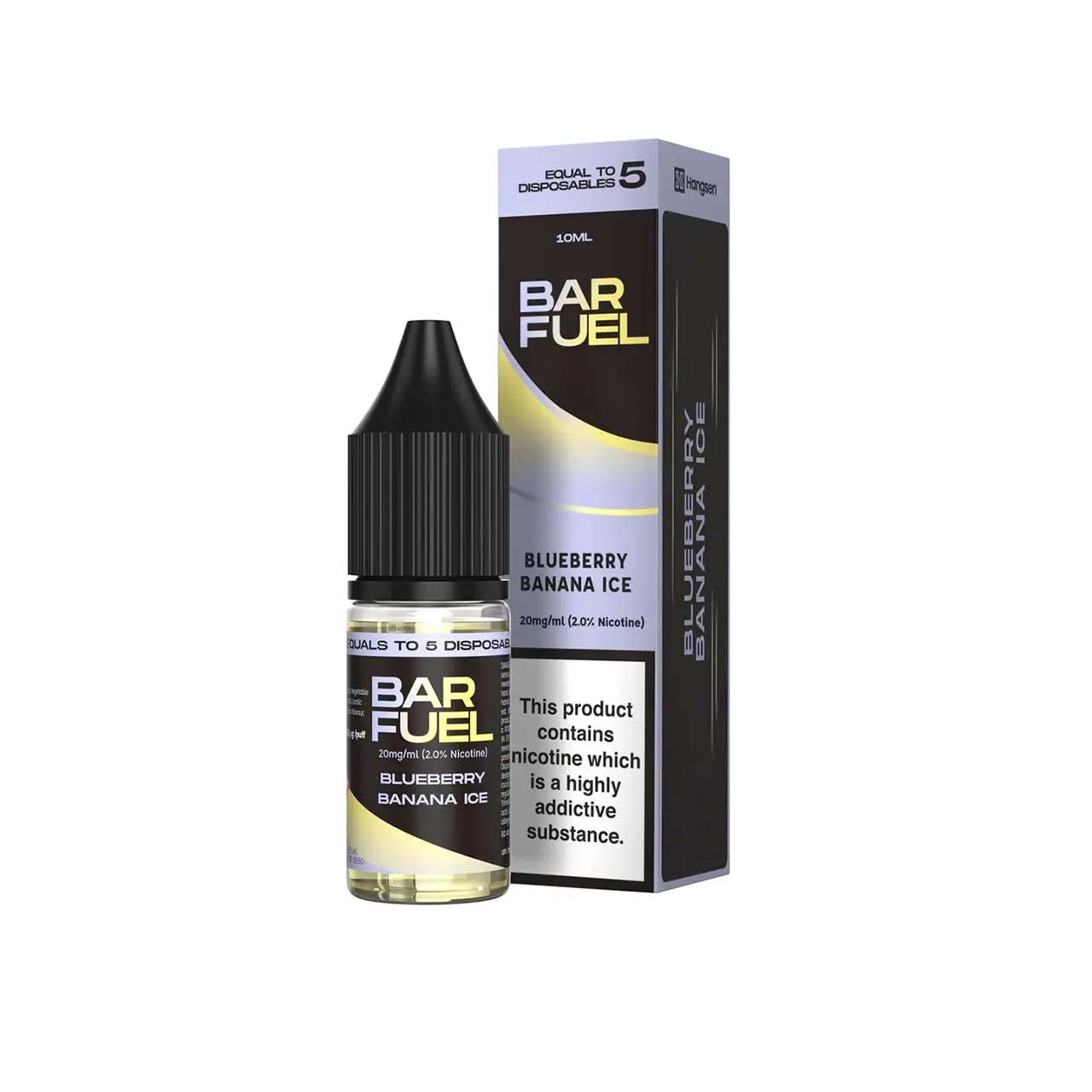 Product Image of Blueberry Banana Ice Nic Salt E-Liquid by Hangsen Bar Fuel 10ml