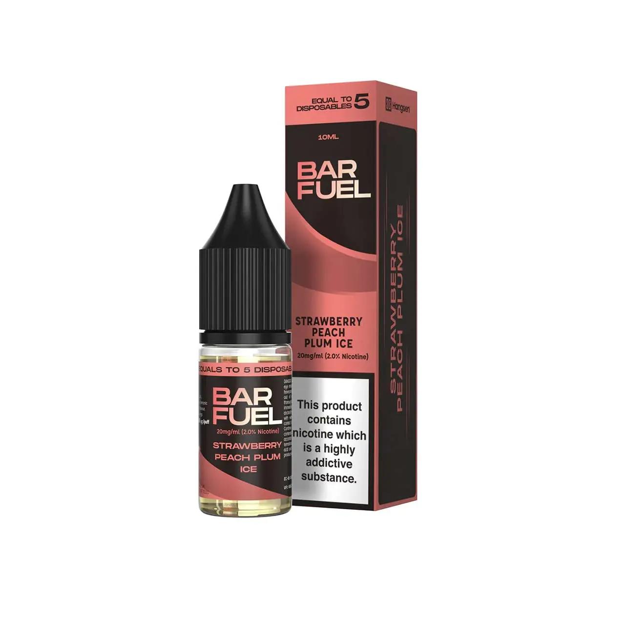 Product Image of Hangsen Bar Fuel Nic Salts - Strawberry Peach Plum Ice - 10ml