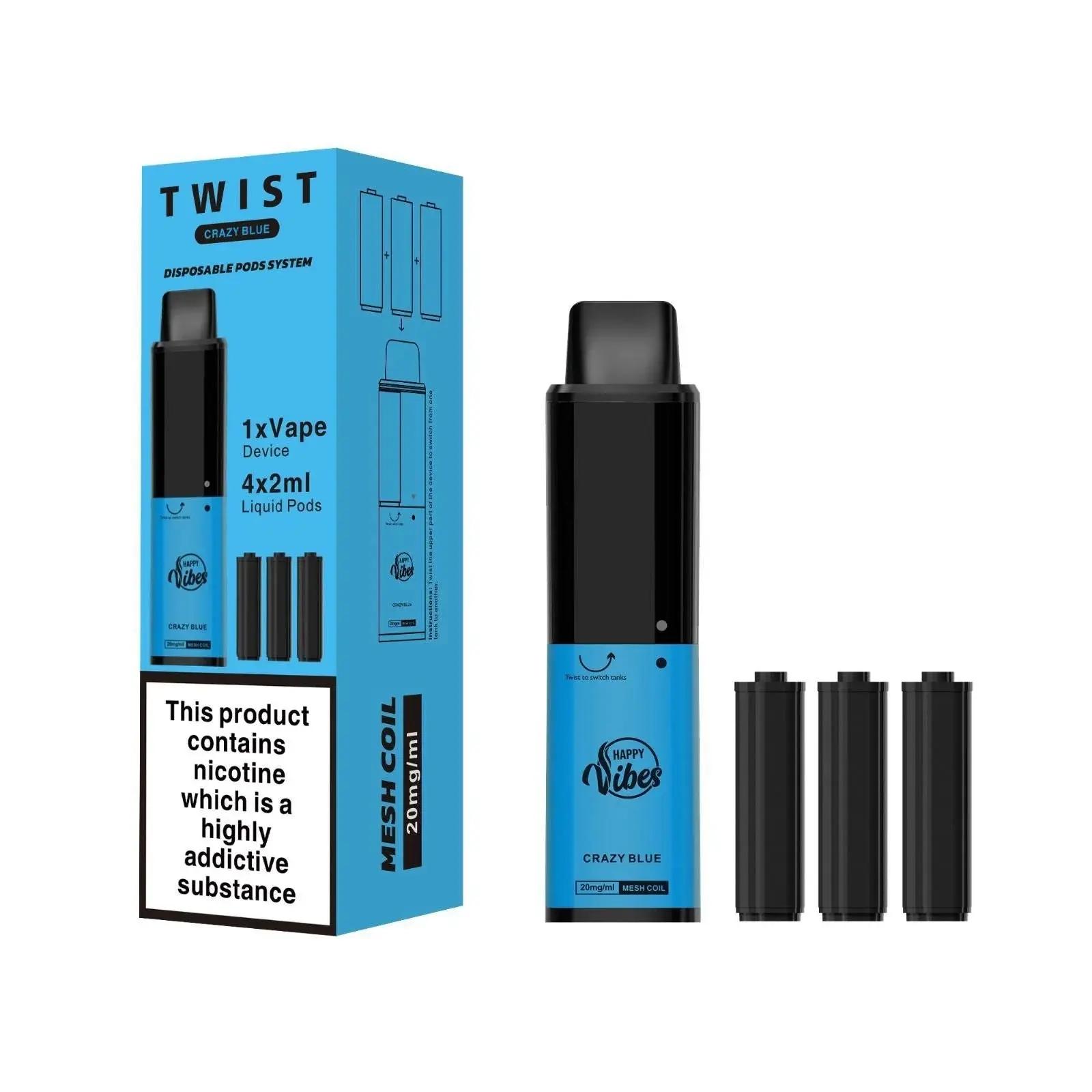 Product Image of Happy Vibes Twist 3500 Disposable Vape 20mg