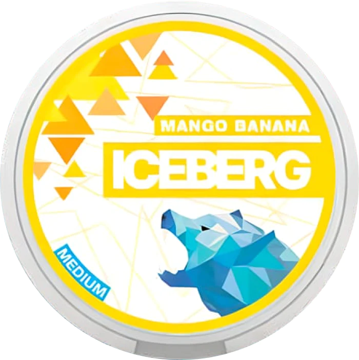 Product Image of Mango Banana Light Nicotine Pouches by Ice Berg 20mg/g