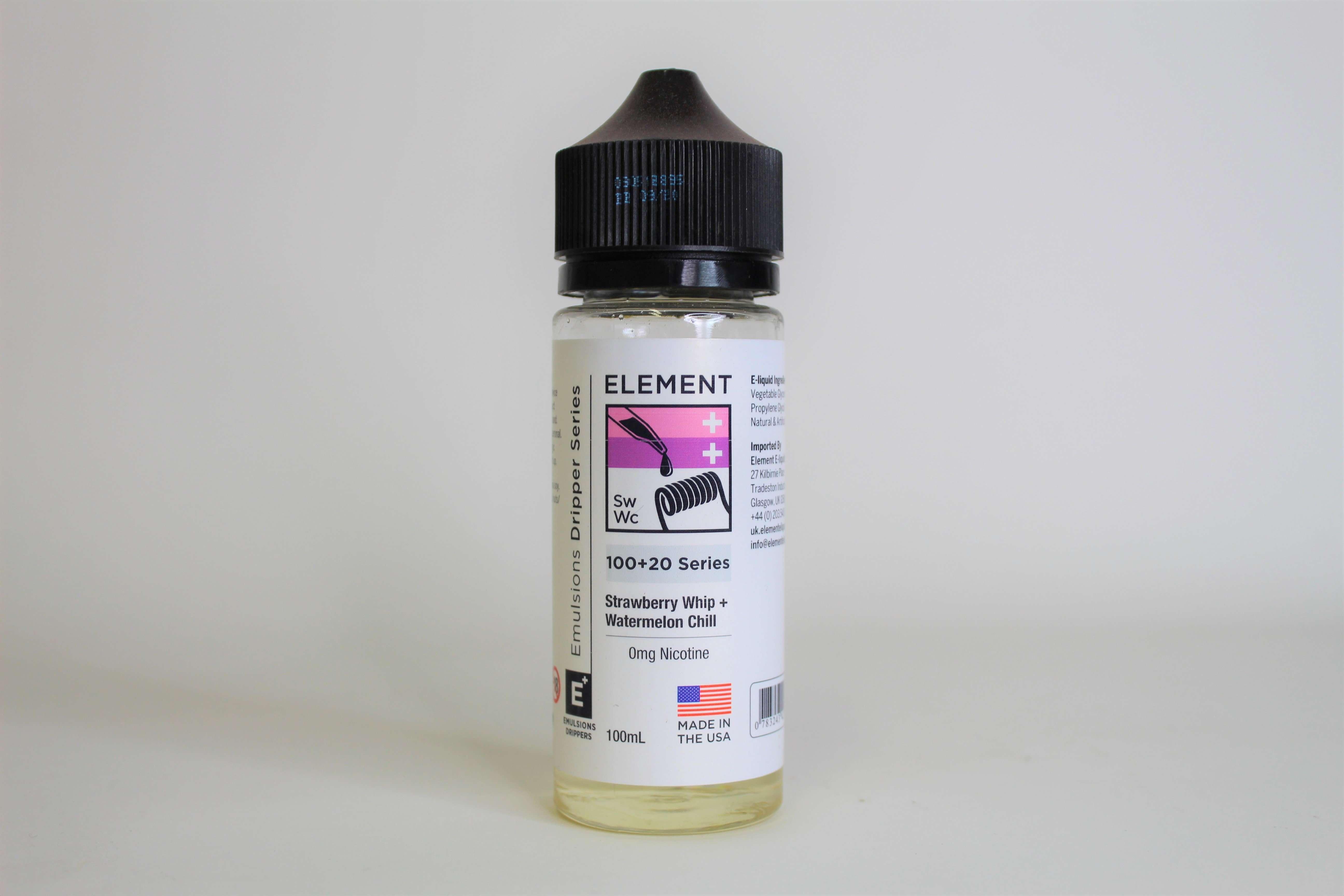 Product Image of Element E Liquid - Strawberry Whip + Watermelon Chill - 100ml