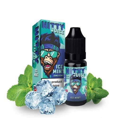 Product Image of Ice Mint Nic Salt E-Liquid by Vapes Bar Nitty Juice 10ml