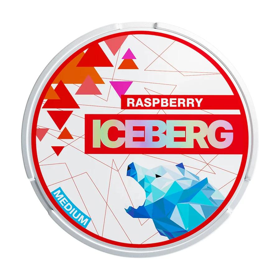 Product Image of Raspberry Light Nicotine Pouches by Ice Berg 20mg/g