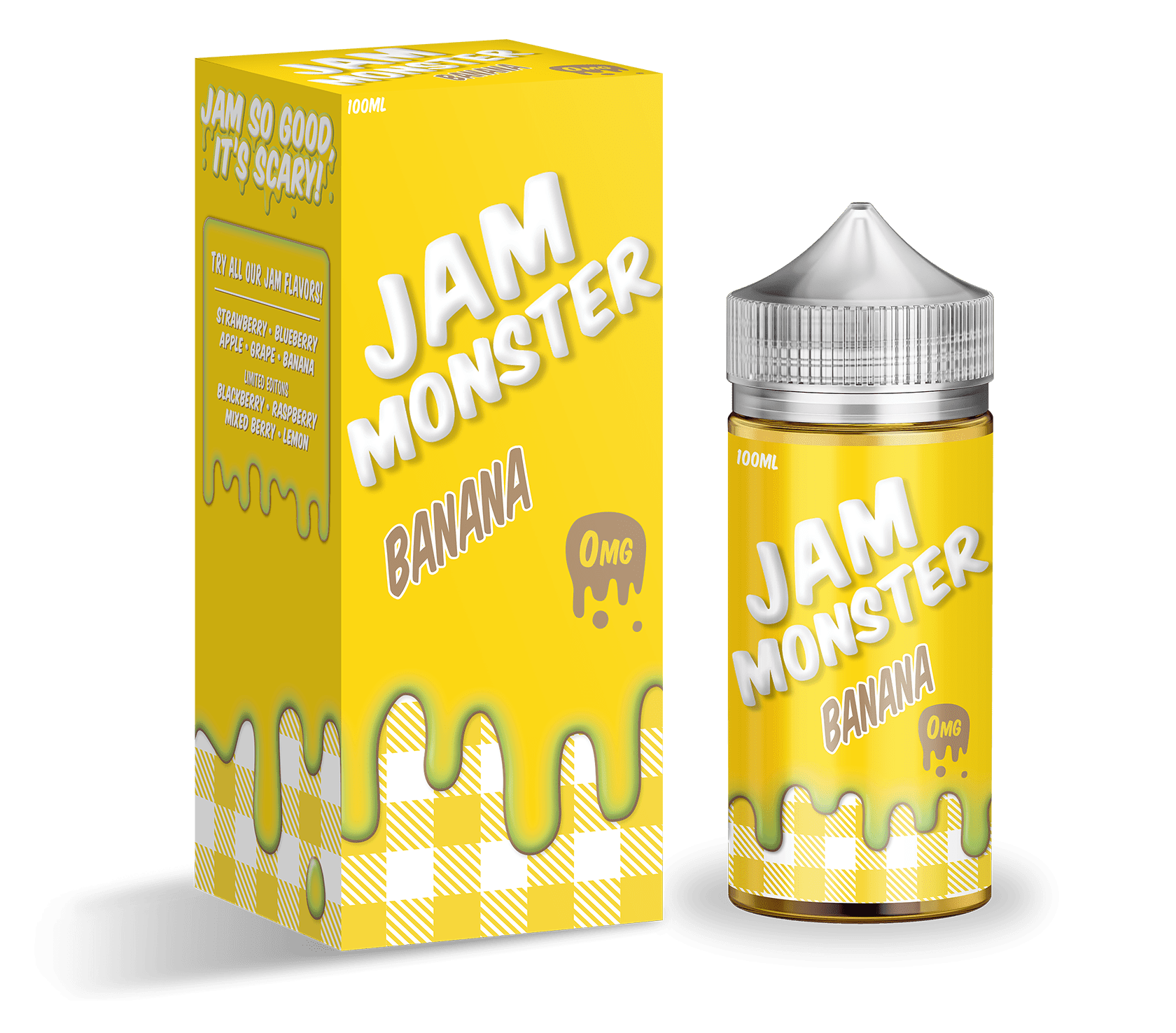 Product Image of Jam Monster E Liquid - Banana - 100ml