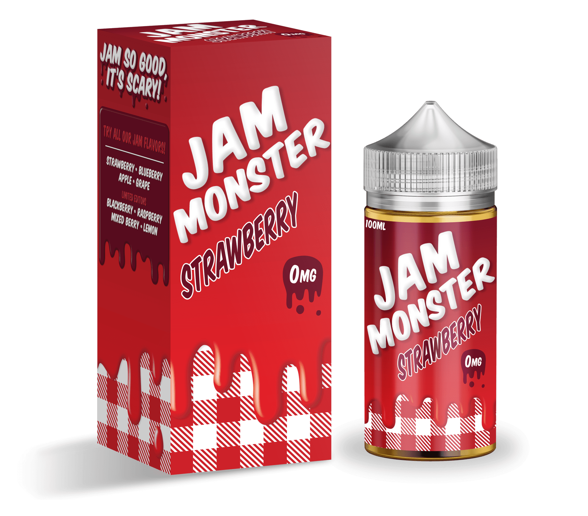 Product Image of Jam Monster E Liquid - Strawberry - 100ml