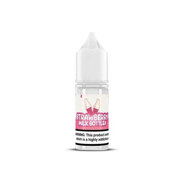 Product Image of Strawberry Milk Bottles Nic Salt E-Liquid by Milk Bottles Salts 10ml