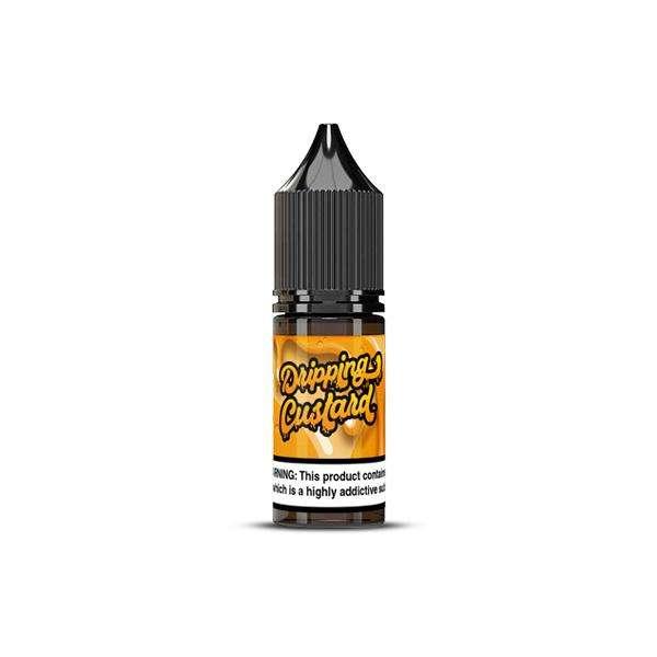 Product Image of Vanilla Custard Nic Salt E-Liquid by Dripping Custard Salts 10ml