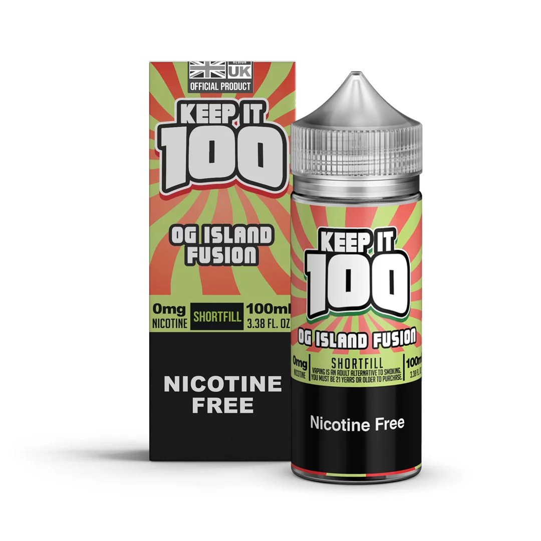 Product Image of Keep It 100 E Liquid - OG Island Fusion - 100ml