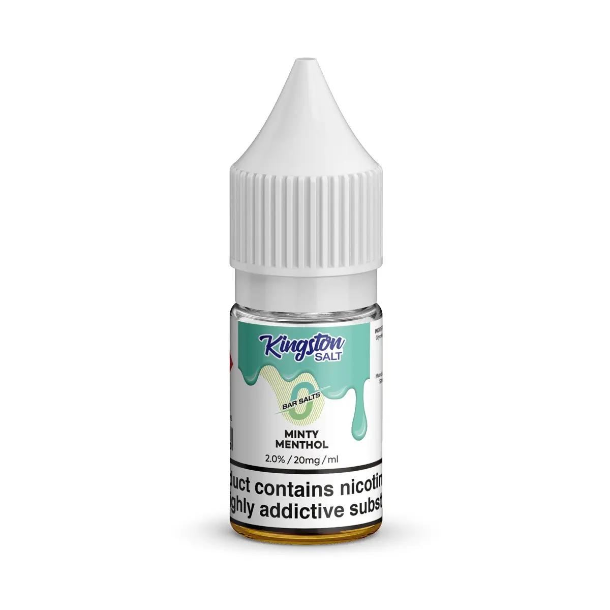 Product Image of Minty Menthol Nic Salt E-Liquid by Kingston Bar Salts 10ml