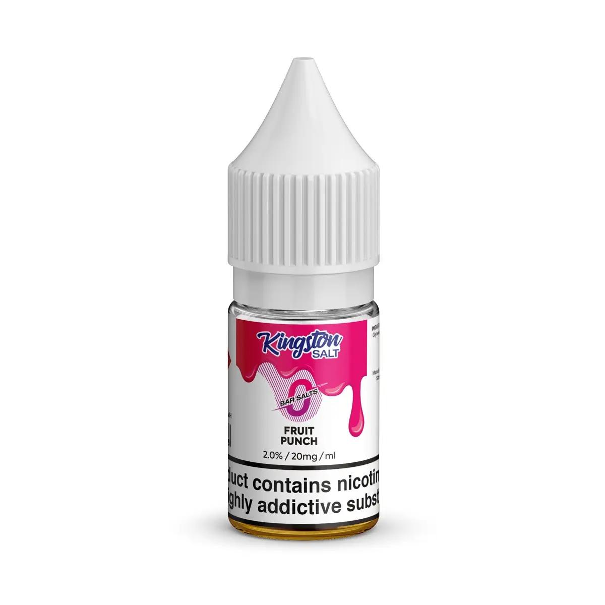 Product Image of Fruit Punch Nic Salt E-Liquid by Kingston Bar Salts 10ml