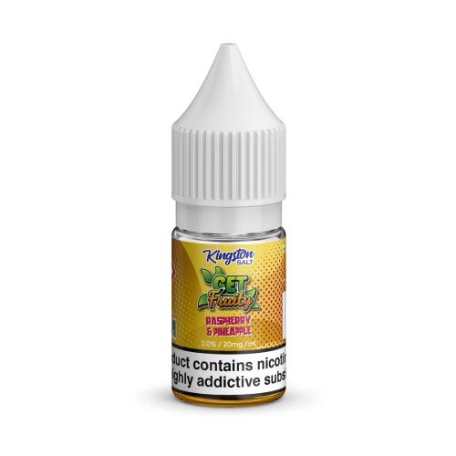 Product Image of Raspberry and Pineapple Nic Salt E-liquid by Kingston Get Fruity Salt 10ml