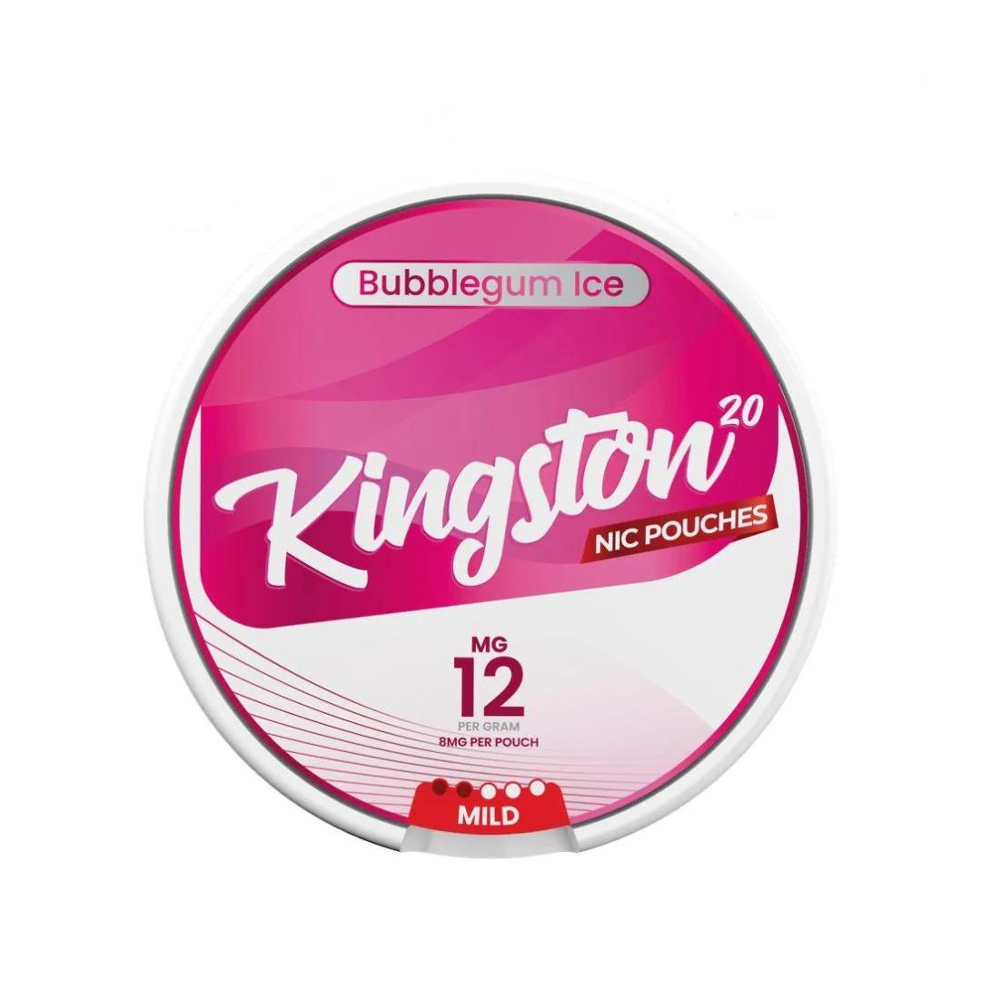 Product Image of Bubblegum Ice Nicotine Pouches by Kingston | Pack of 20