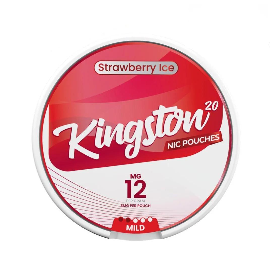 Product Image of Strawberry Ice Nicotine Pouches by Kingston | Pack of 20