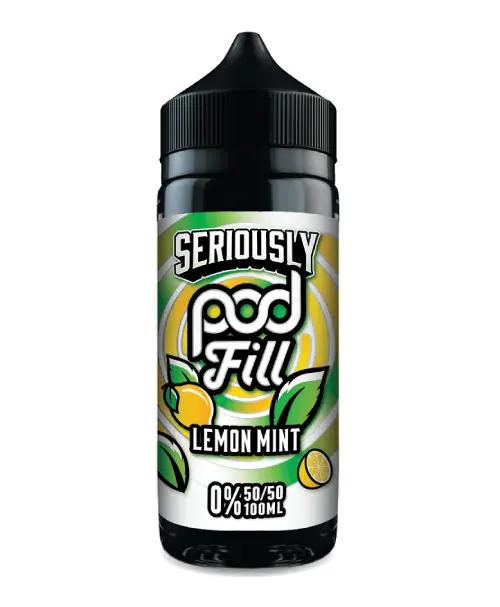 Product Image of Lemon Mint Shortfill E-liquid by Seriously Pod Fill 100ml