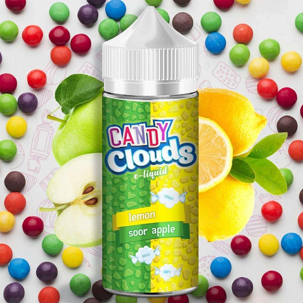 Product Image of Candy Clouds E liquid - Lemon Sour Apple - 100ml