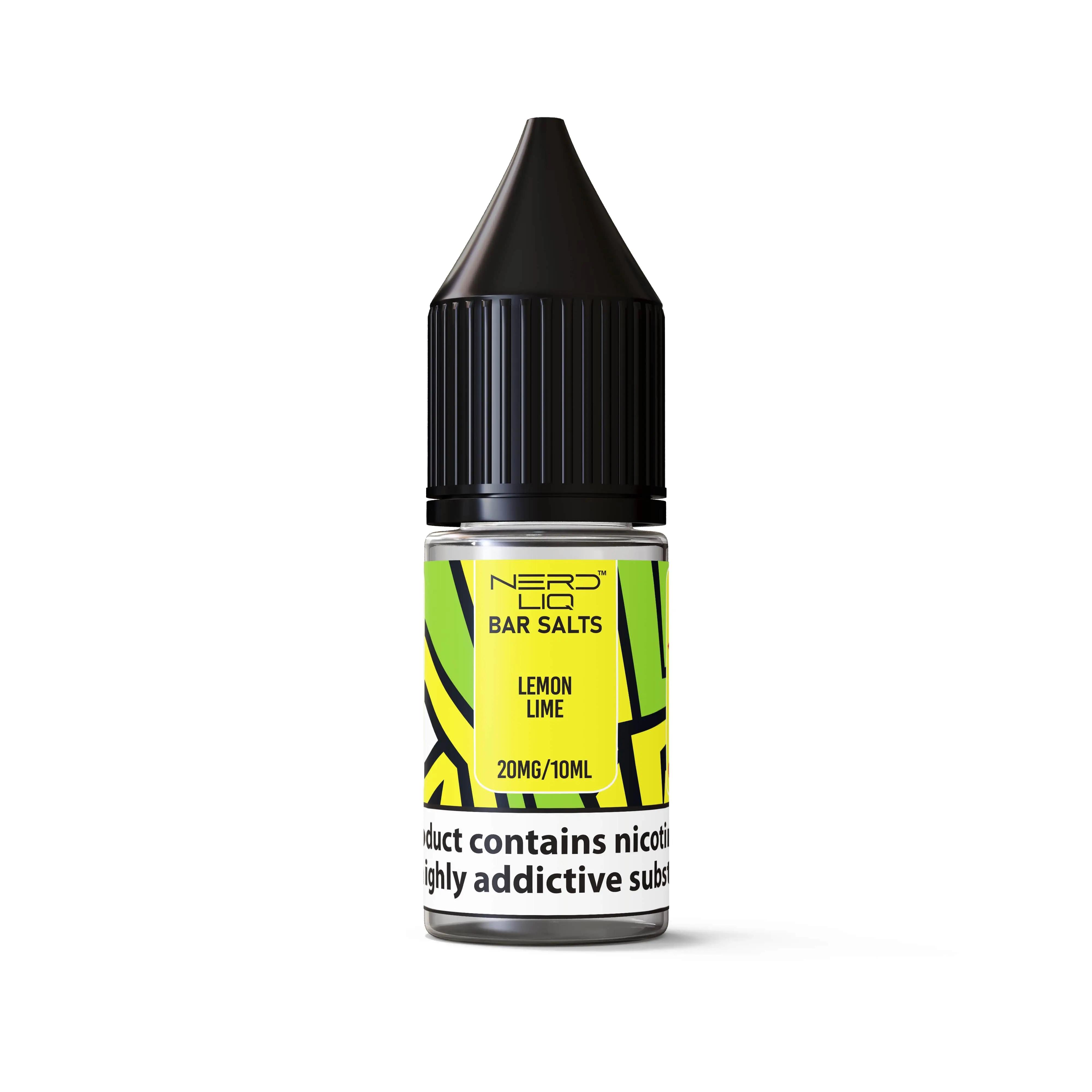 Product Image of Lemon Lime Nic Salt E-liquid by Nerd Liq 10ml