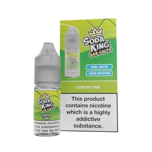 Product Image of Lemon Lime Nic Salt E-Liquid by Soda King Bar Salts 10ml