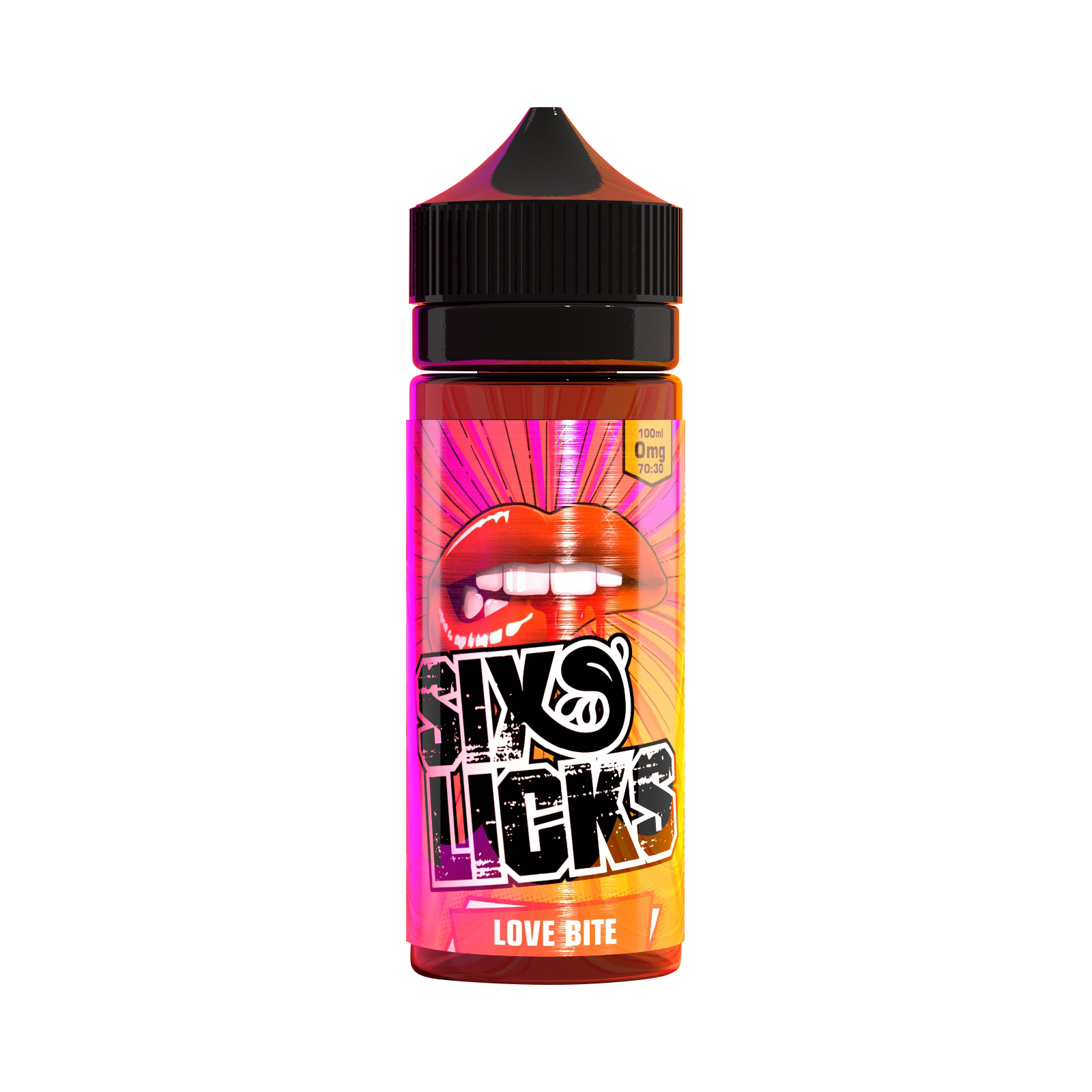 Product Image of Six Licks E Liquid - Love Bite - 100ml