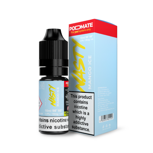 Product Image of Mango Ice Nic Salt E-Liquid by Nasty Podmate 10ml