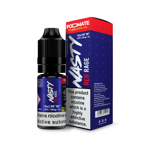 Product Image of Red Rage Nic Salt E-Liquid by Nasty Podmate 10ml