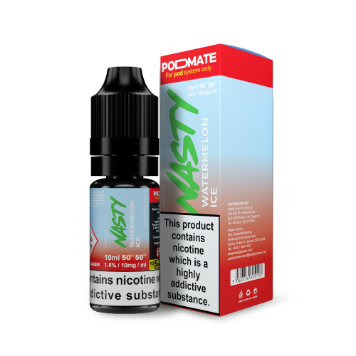 Product Image of Watermelon Ice Nic Salt E-Liquid by Nasty Podmate 10ml