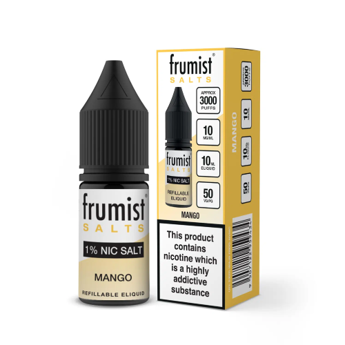 Product Image of Mango Nic Salt E-Liquid by Frumist Salts 10ml