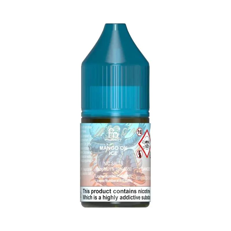 Product Image of Mango On Ice Nic Salt E-Liquid R and M Tornado Salts By Fumot 10ml