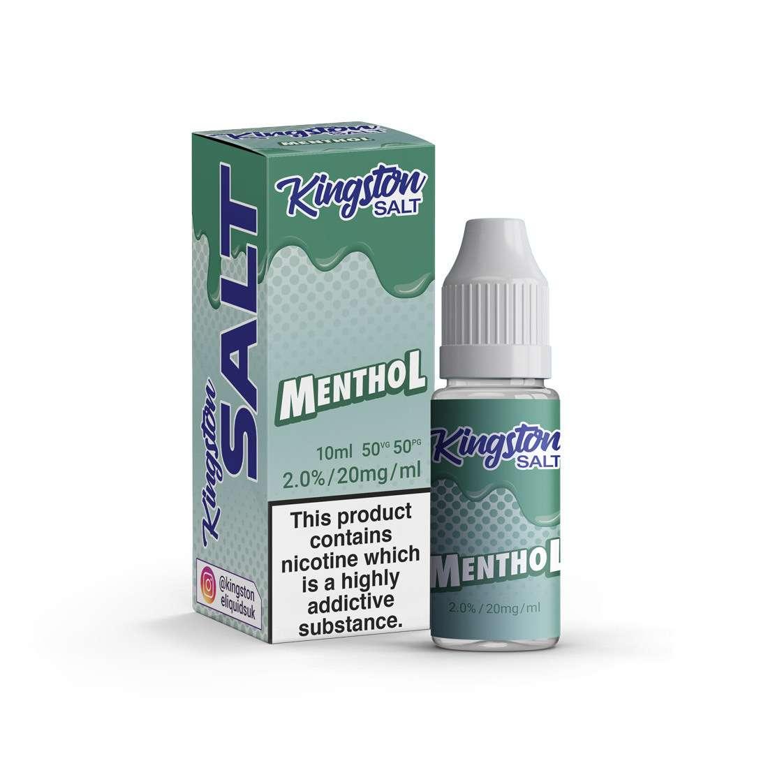 Product Image of Menthol Nic Salt E-Liquid by Kingston Salt 10ml