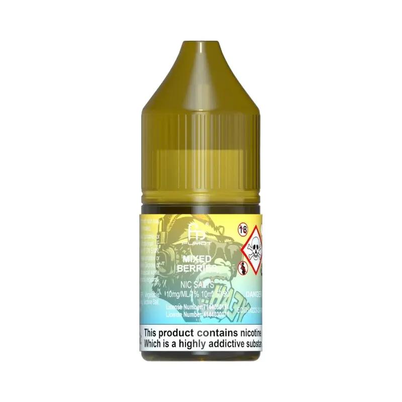 Product Image of Mixed Berries Nic Salt E-Liquid R and M Tornado Salts By Fumot 10ml