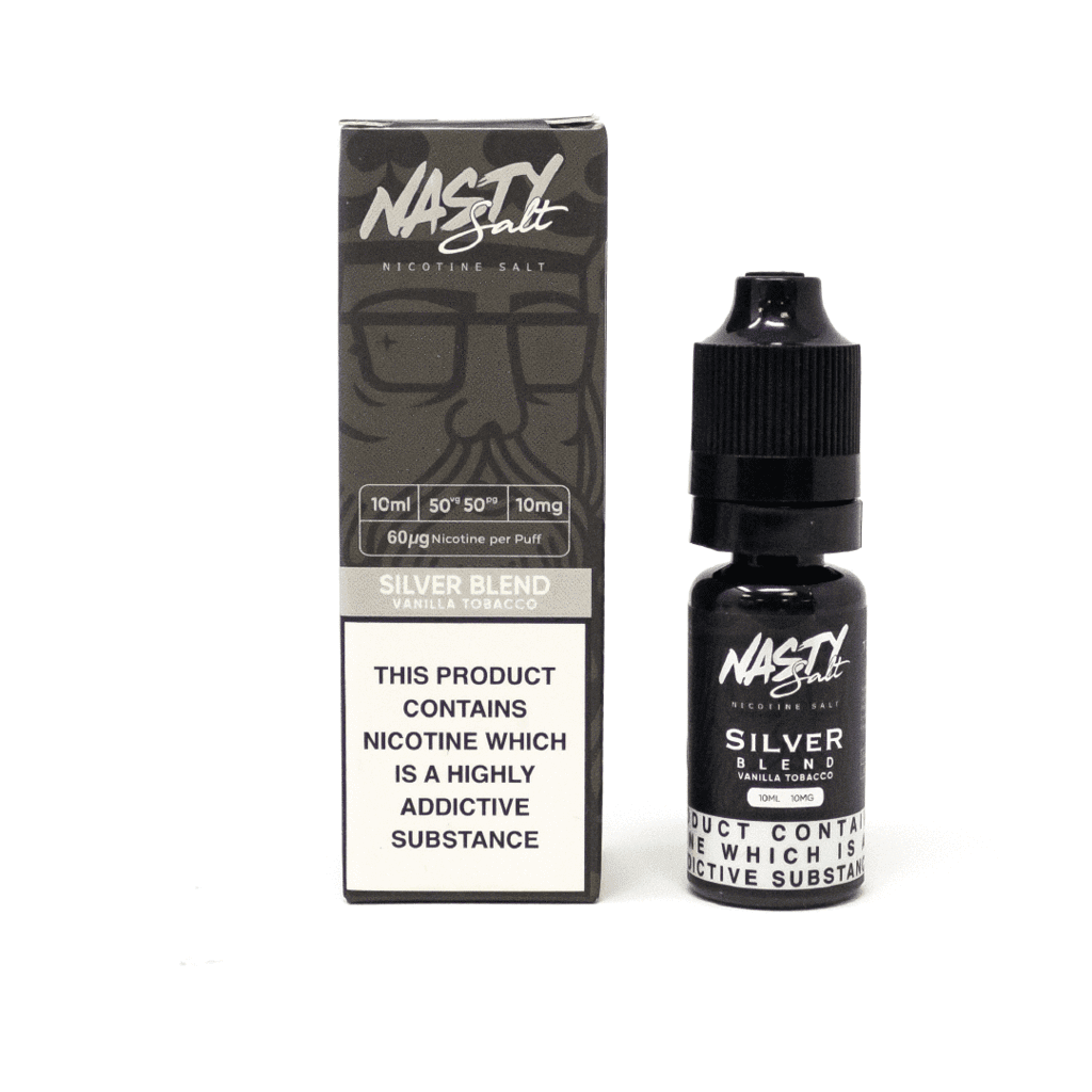 Product Image of Silver Blend Nic Salt E-Liquid by Nasty Juice 10ml