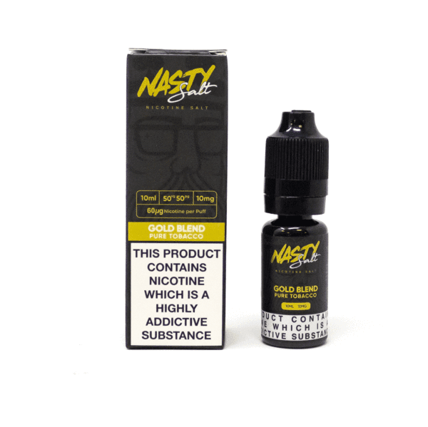 Product Image of Gold Blend Nic Salt E-Liquid by Nasty Juice 10ml