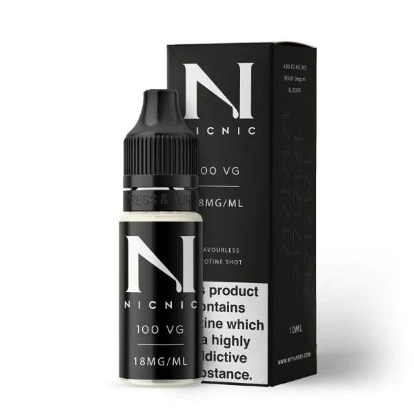 Product Image of 20 x 10ml Nic Nic Nicotine Shots - 18mg/ml - 100% VG