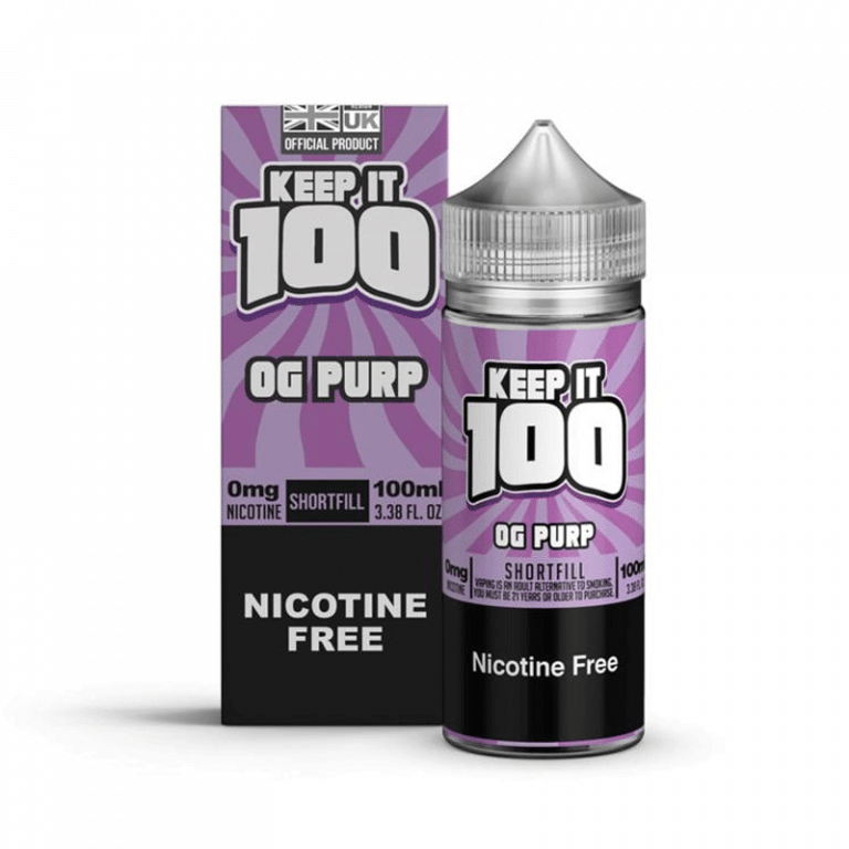 Product Image of Keep It 100 E Liquid - OG Purp - 100ml