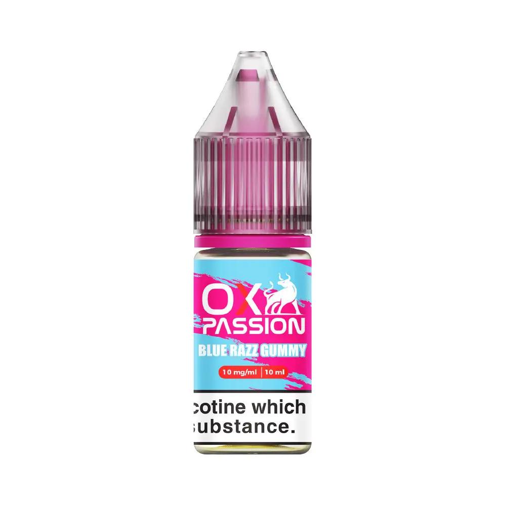 Product Image of Blue Razz Gummy OX Passion Nic Salt E-Liquid by OXVA 10ml