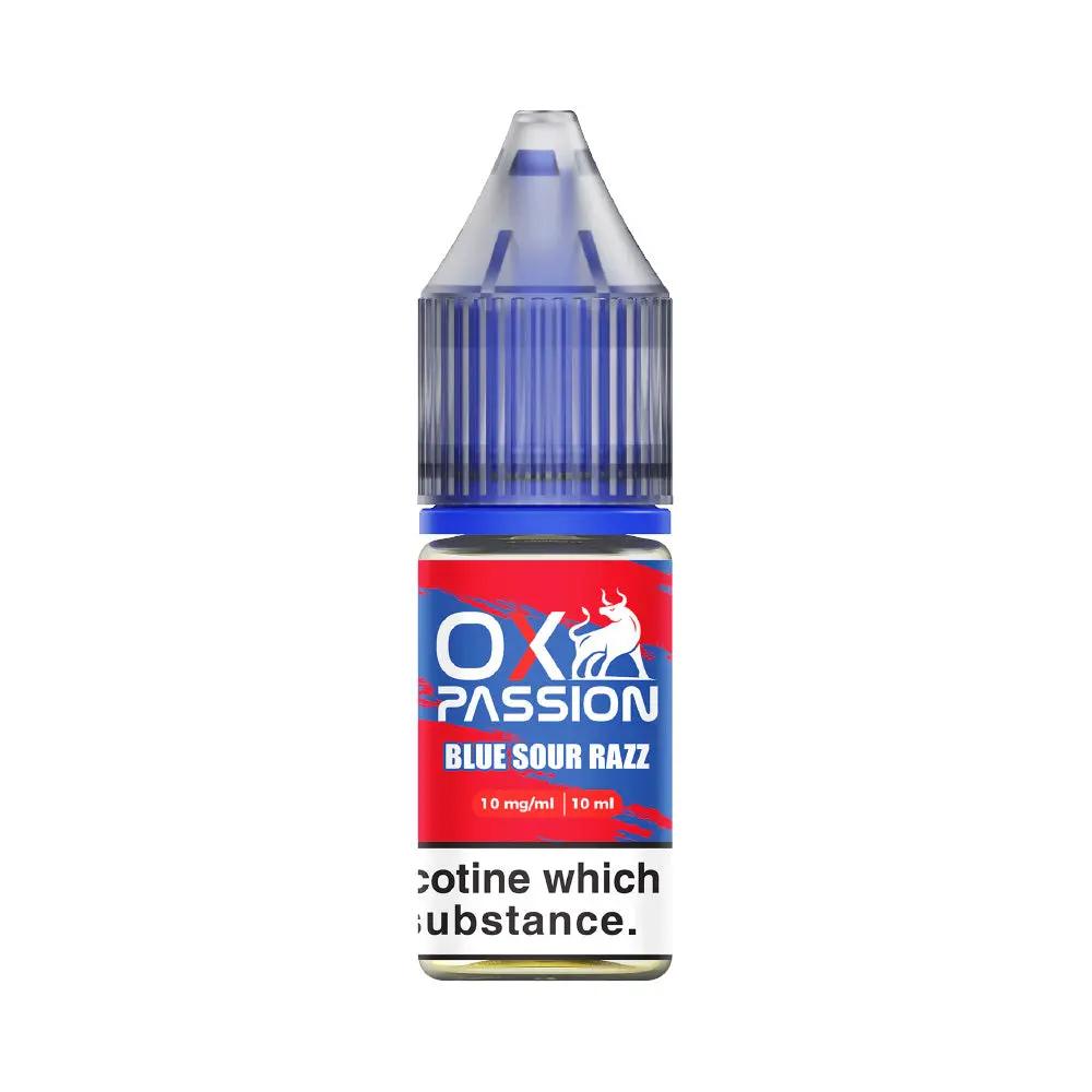 Product Image of Blue Sour Razz OX Passion Nic Salt E-Liquid by OXVA 10ml