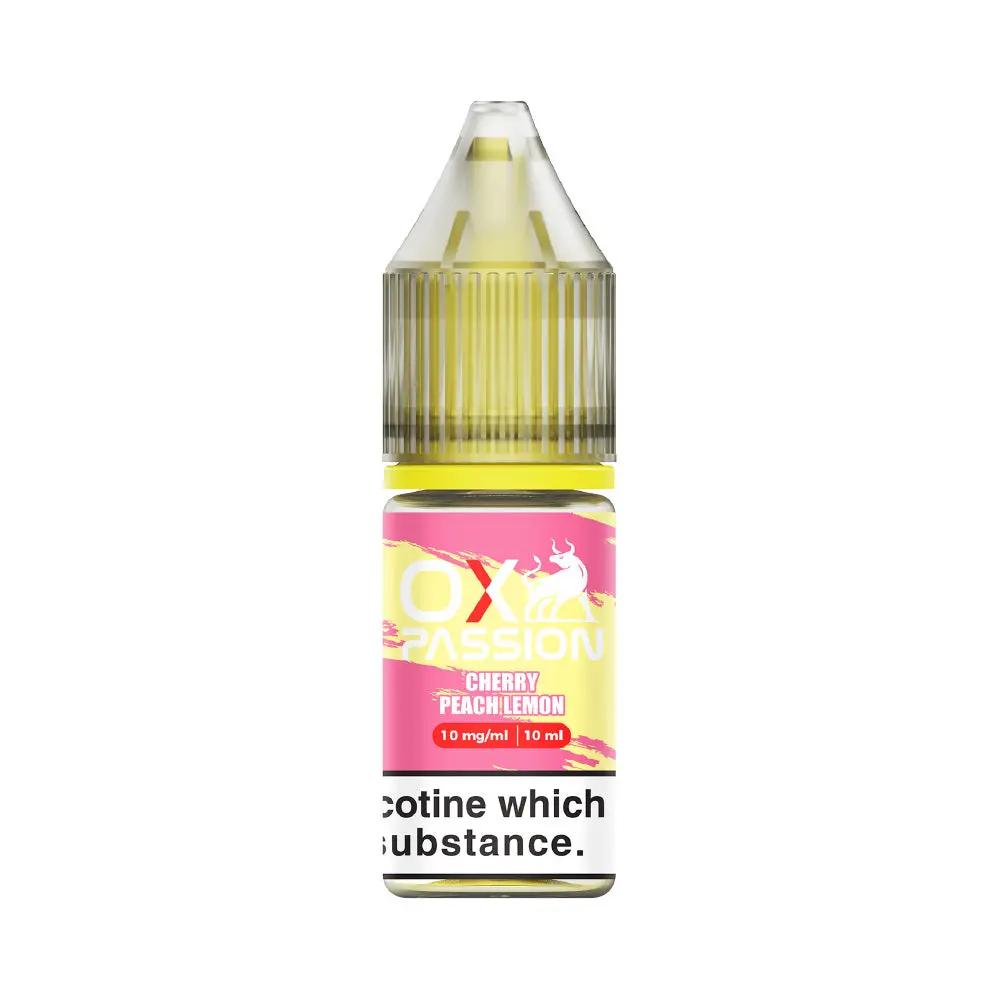 Product Image of Cherry Peach Lemon OX Passion Nic Salt E-Liquid by OXVA 10ml