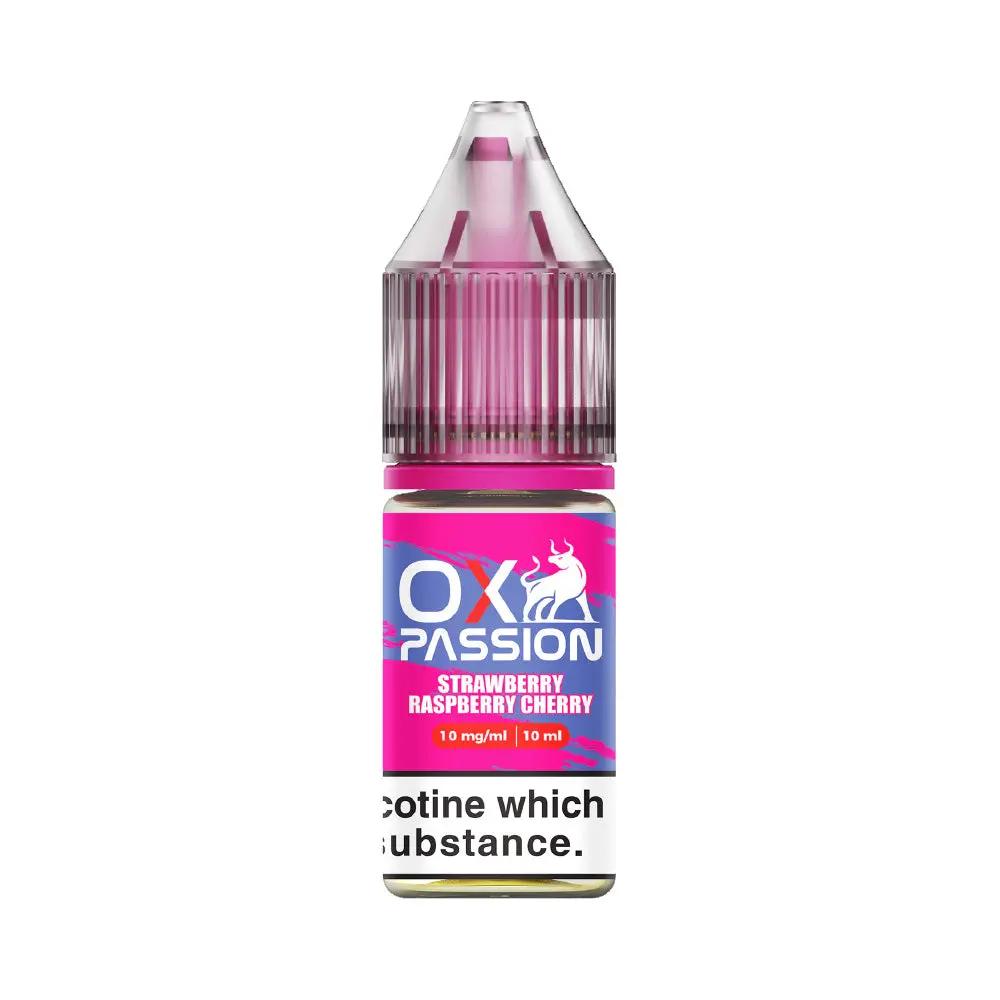 Product Image of Strawberry Raspberry Cherry OX Passion Nic Salt E-Liquid by OXVA 10ml