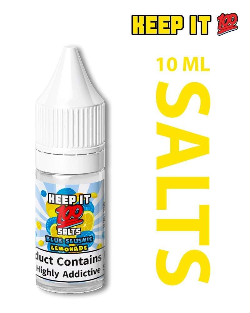 Product Image of Blue Slushie Lemonade Nic Salt E-liquid by Keep It 100 10ml