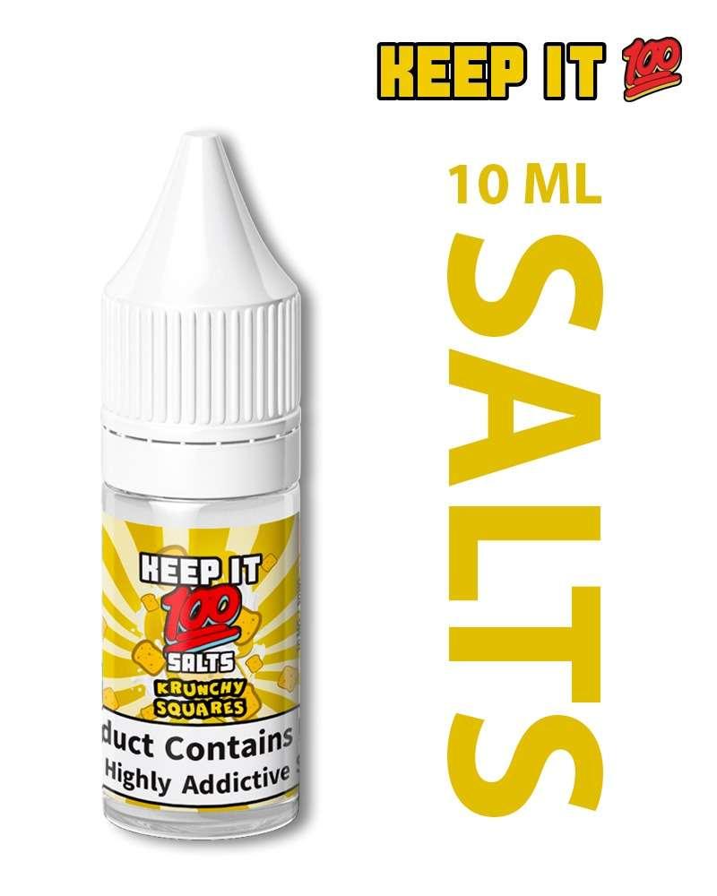 Product Image of Krunchy Squares Nic Salt E-liquid by Keep It 100 10ml