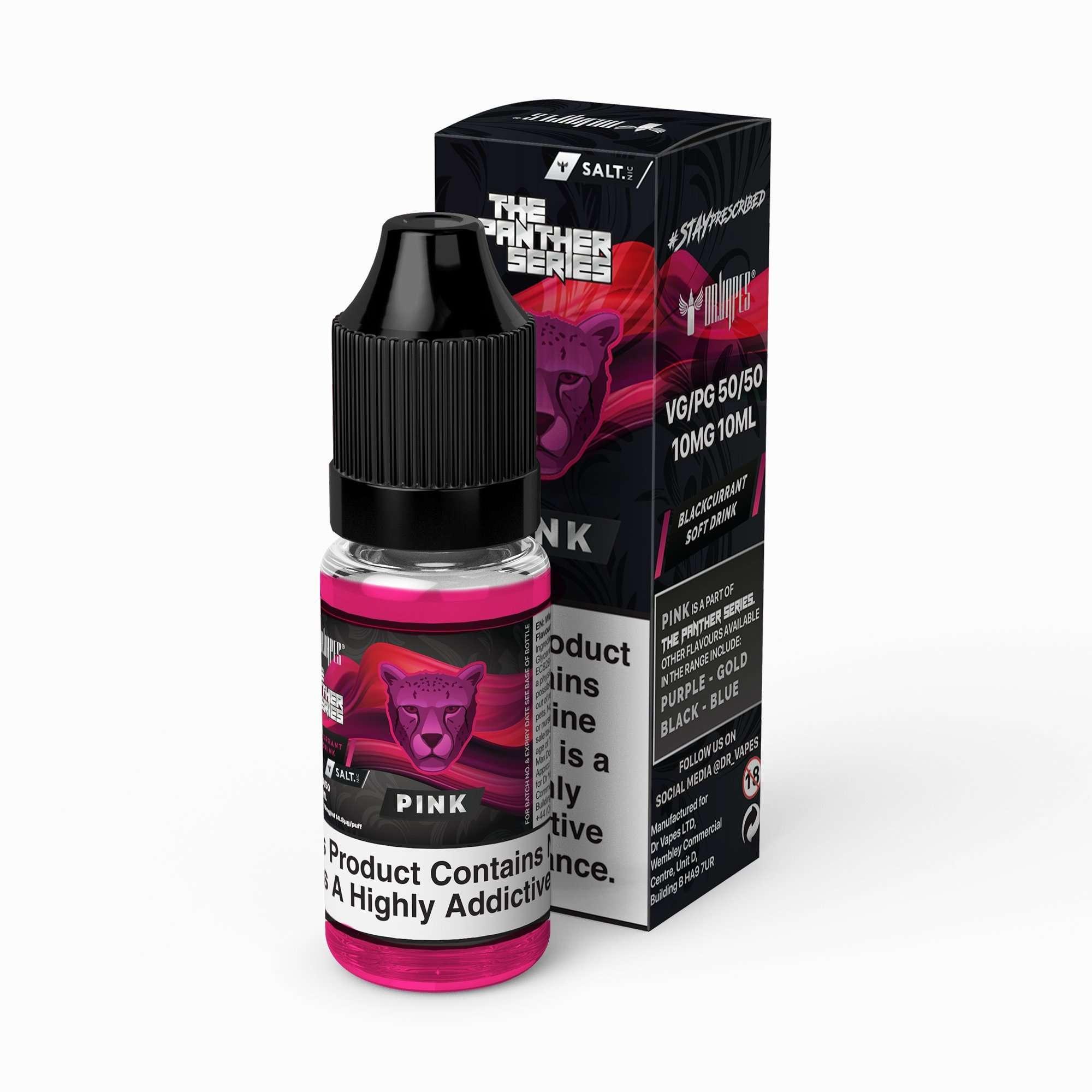 Product Image of Pink Panther Series Nic Salt E liquid by Dr Vapes 10ml