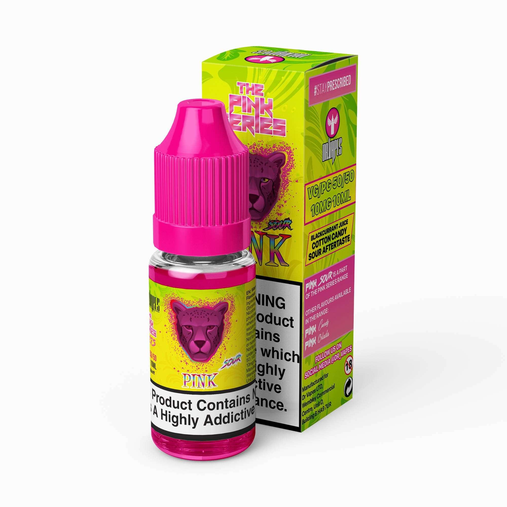 Product Image of Sour Pink Nic Salt E-Liquid by Dr Vapes 10ml