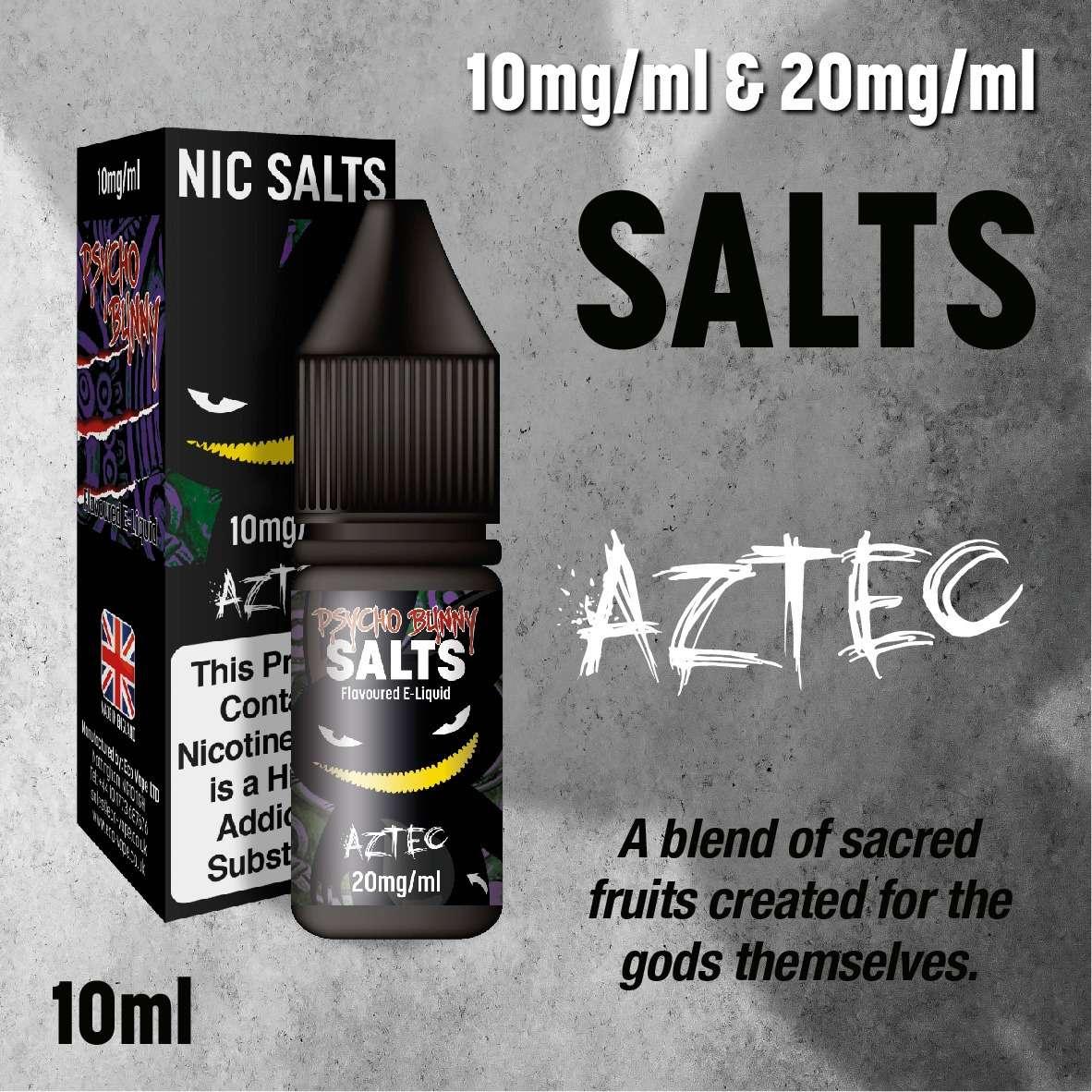 Product Image of Aztec Nic Salt E-liquid by Psycho Bunny 10ml