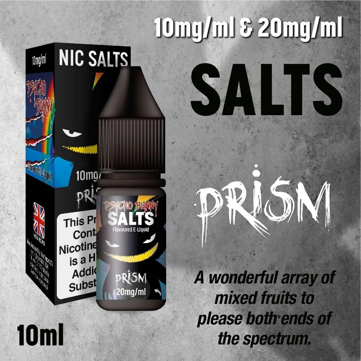 Product Image of Prism Nic Salt E-liquid by Psycho Bunny 10ml