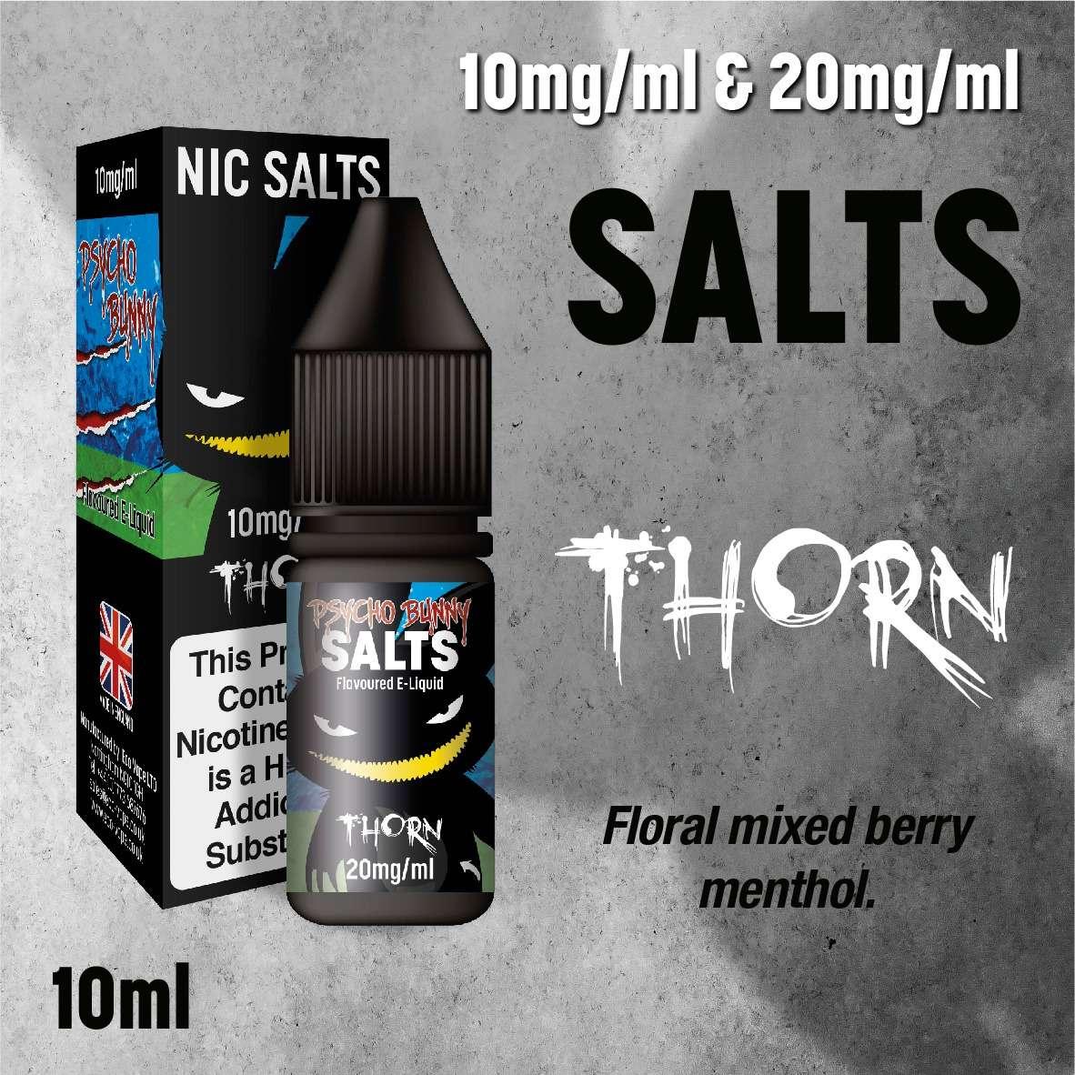 Product Image of Thorn Nic Salt E-liquid by Psycho Bunny 10ml