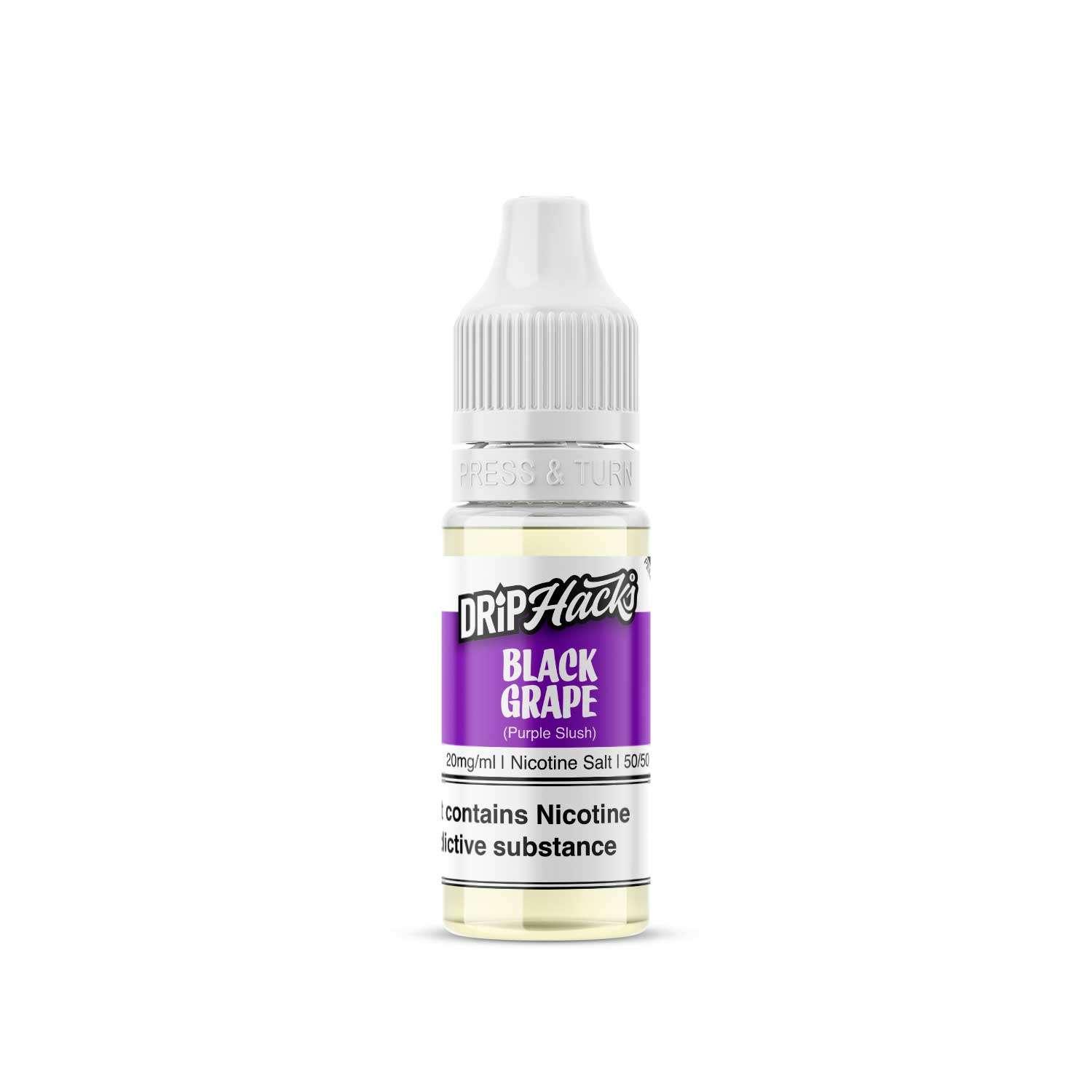 Product Image of Purple Slush (Black Grape) Nic Salt E-Liquid by Drip Hacks 10ml