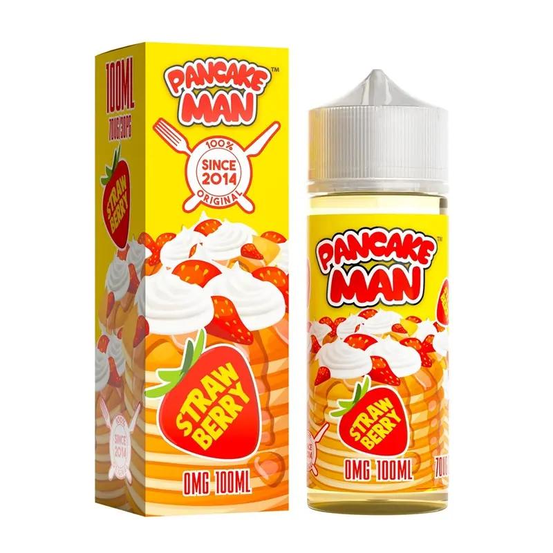 Product Image of Strawberry Shortfill E-liquid by Vape Juice Pancake Man 100ml