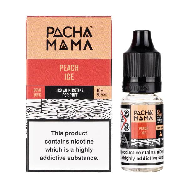 Product Image of Peach Ice Nic Salt E-Liquid by Pacha Mama 10ml