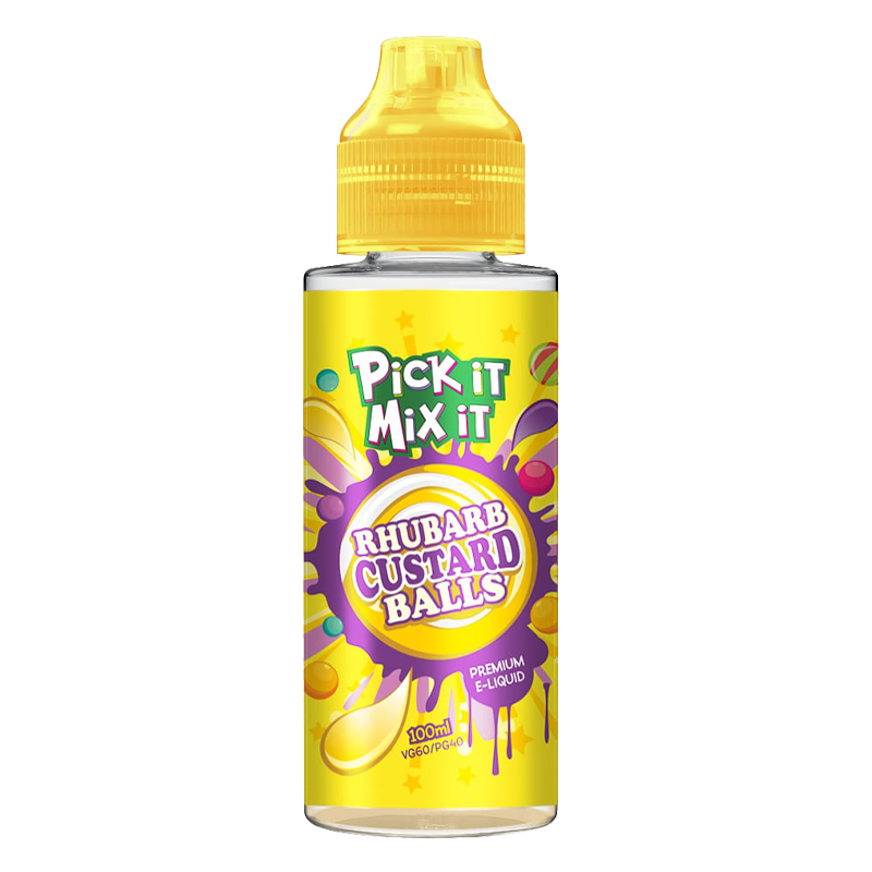 Product Image of Pick iT Mix iT E liquid - Rhubarb Custard Balls - 100ml