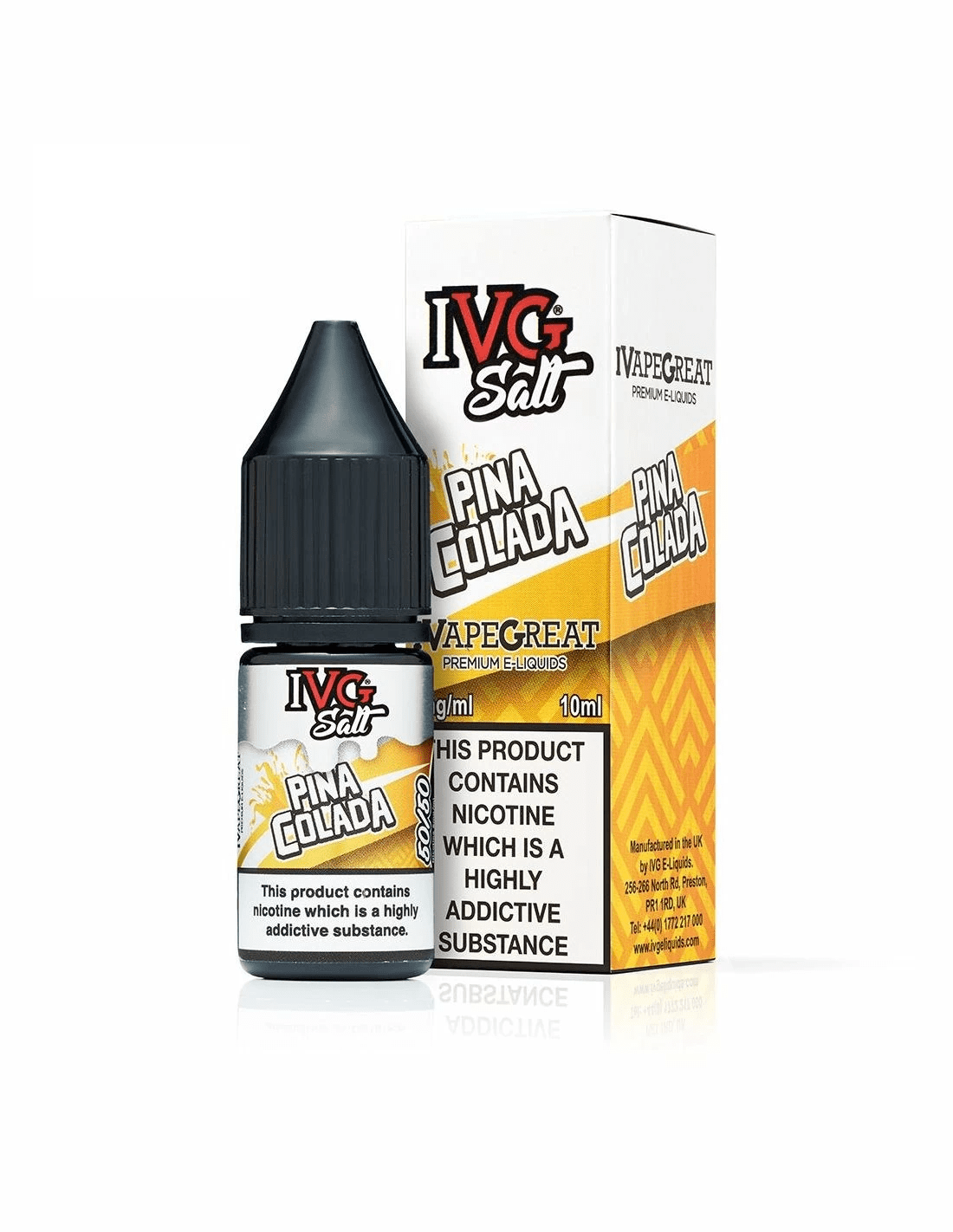 Product Image of Pina Colada Nic Salt E-Liquid By IVG 10ml